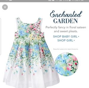 Janie and jack enchanted garden floral dress